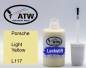 Preview: Porsche, Light Yellow, L117: 20ml Lackstift, von ATW Autoteile West.